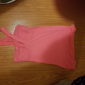Hot pink lululemon top size 6